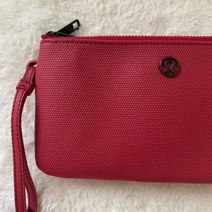 Lululemon double zipper wallet (clutch)